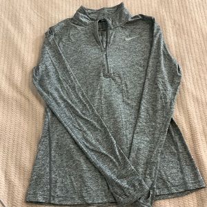 NIKE DRI-FIT Half zip long sleeve top